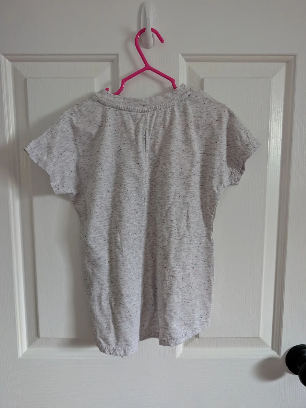 Disney Girls Star Wars Gray Blue 'Force in Training' Graphic T Shirt Size 5/6